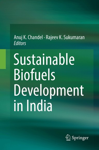 Anuj K. Chandel, Rajeev K. Sukumaran - Sustainable Biofuels Development in India, Häftad