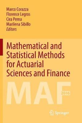 bokomslag Mathematical and Statistical Methods for Actuarial Sciences and Finance