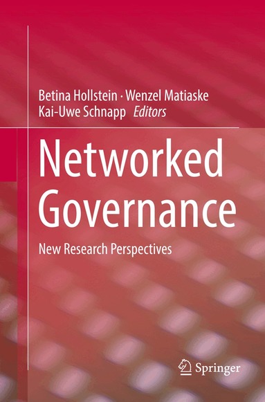 Betina Hollstein, Wenzel Matiaske, Kai-Uwe Schnapp - Networked Governance, Häftad