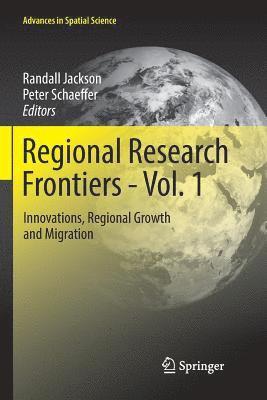 bokomslag Regional Research Frontiers - Vol. 1