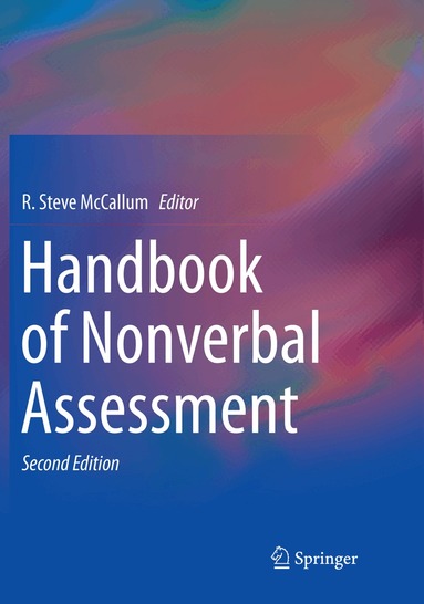 R. Steve McCallum - Handbook of Nonverbal Assessment, Häftad