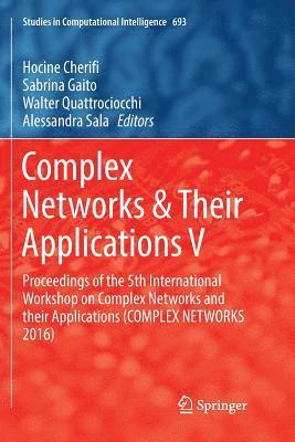 bokomslag Complex Networks & Their Applications V