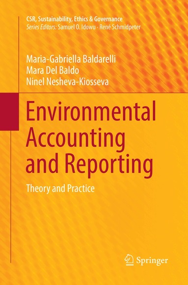 Maria-Gabriella Baldarelli, Mara Del Baldo, Ninel Nesheva-Kiosseva - Environmental Accounting and Reporting, Häftad
