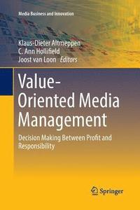 bokomslag Value-Oriented Media Management