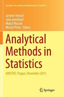 bokomslag Analytical Methods in Statistics