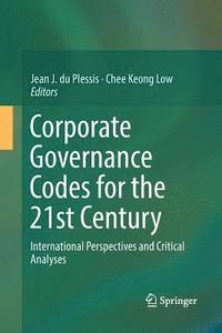 bokomslag Corporate Governance Codes for the 21st Century