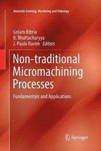 bokomslag Non-traditional Micromachining Processes