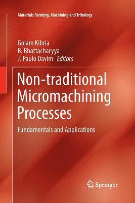 bokomslag Non-traditional Micromachining Processes