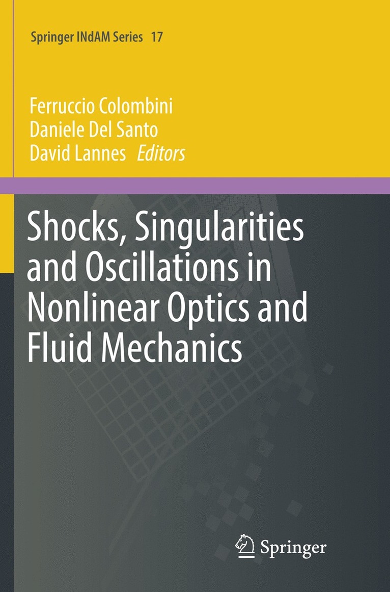Ferruccio Colombini, Daniele Del Santo, David Lannes - Shocks, Singularities and Oscillations in Nonlinear Optics and Fluid Mechanics, Häftad