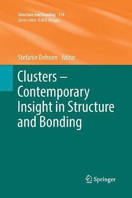 bokomslag Clusters  Contemporary Insight in Structure and Bonding