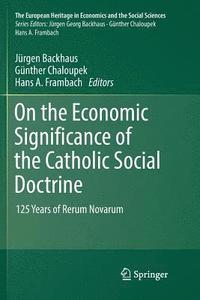 bokomslag On the Economic Significance of the Catholic Social Doctrine
