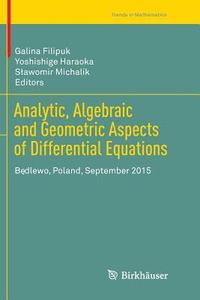 bokomslag Analytic, Algebraic and Geometric Aspects of Differential Equations
