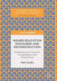 bokomslag Higher Education Discourse and Deconstruction