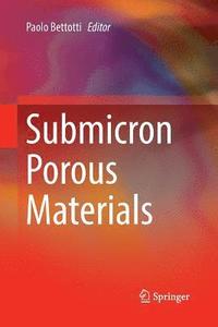 bokomslag Submicron Porous Materials
