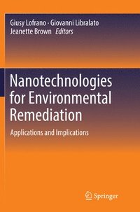 bokomslag Nanotechnologies for Environmental Remediation