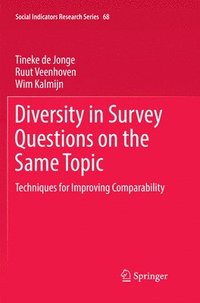 bokomslag Diversity in Survey Questions on the Same Topic