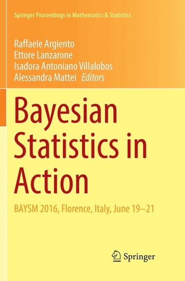 Raffaele Argiento, Ettore Lanzarone, Isadora Antoniano Villalobos, Alessandra Mattei - Bayesian Statistics in Action, Häftad