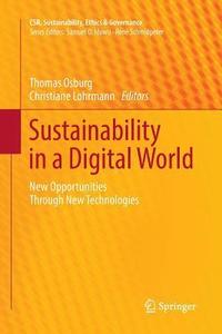 bokomslag Sustainability in a Digital World