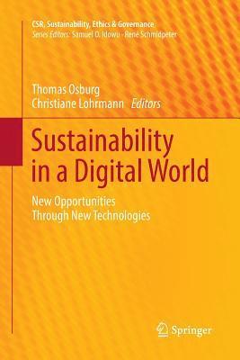 Sustainability in a Digital World 1