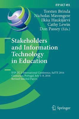 Stakeholders and Information Technology in Education 1