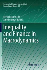 bokomslag Inequality and Finance in Macrodynamics