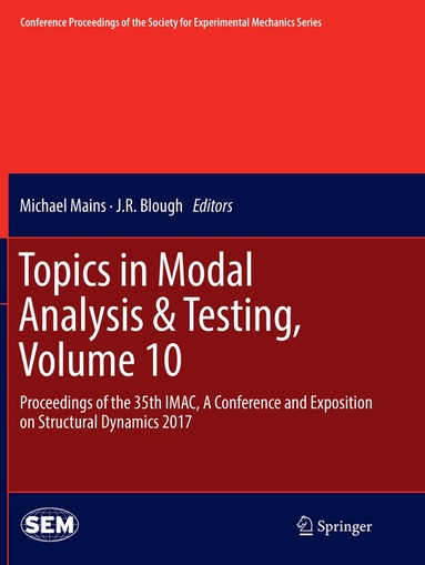 Michael Mains, J.R. Blough - Topics in Modal Analysis & Testing, Volume 10, Häftad