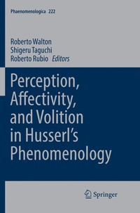 bokomslag Perception, Affectivity, and Volition in Husserl's Phenomenology