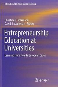bokomslag Entrepreneurship Education at Universities