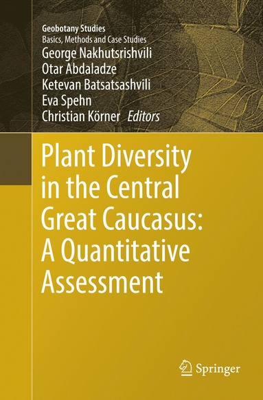 bokomslag Plant Diversity in the Central Great Caucasus: A Quantitative Assessment