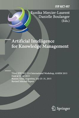 bokomslag Artificial Intelligence for Knowledge Management