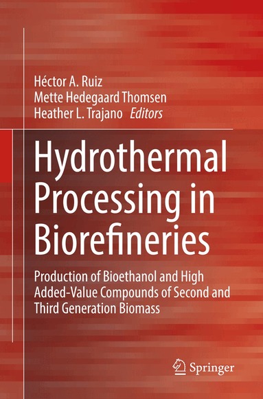 Héctor A. Ruiz, Mette Hedegaard Thomsen, Heather L. Trajano - Hydrothermal Processing in Biorefineries, Häftad