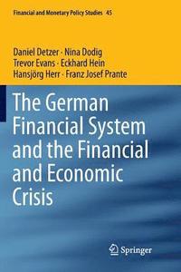 bokomslag The German Financial System and the Financial and Economic Crisis