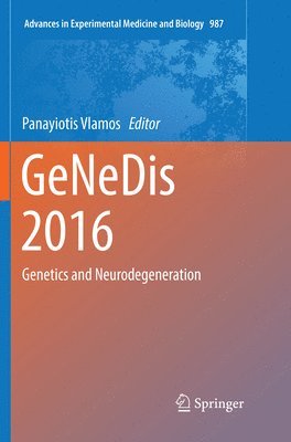 Panayiotis Vlamos - GeNeDis 2016, Häftad