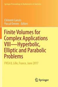 bokomslag Finite Volumes for Complex Applications VIII - Hyperbolic, Elliptic and Parabolic Problems