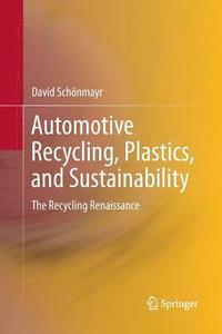 bokomslag Automotive Recycling, Plastics, and Sustainability