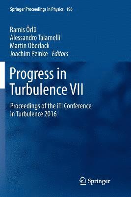 Progress in Turbulence VII 1