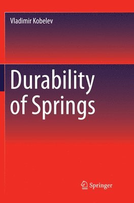 bokomslag Durability of Springs