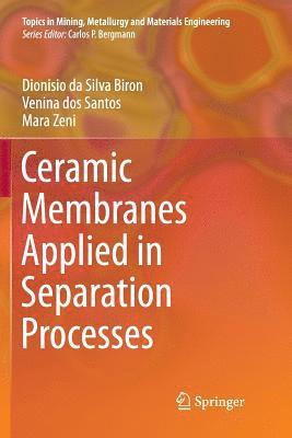 bokomslag Ceramic Membranes Applied in Separation Processes