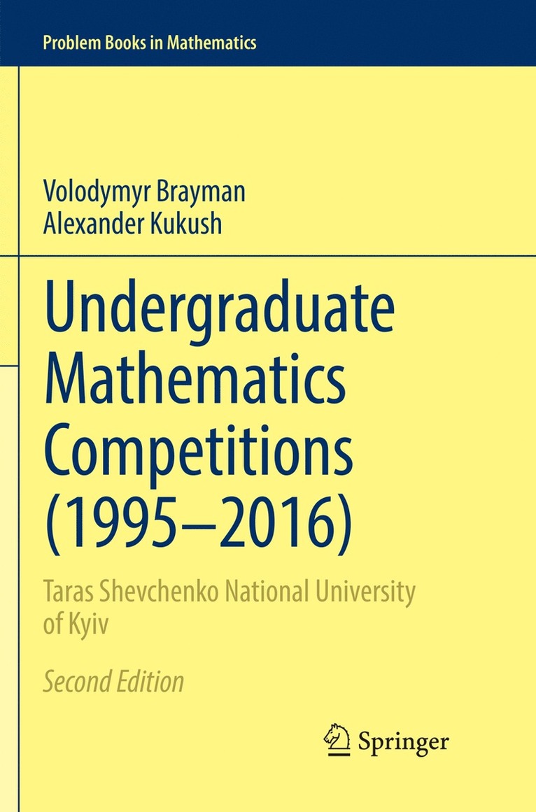 Undergraduate Mathematics Competitions (19952016) 1