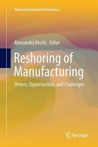 bokomslag Reshoring of Manufacturing