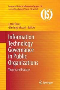 bokomslag Information Technology Governance in Public Organizations