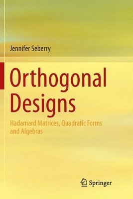 bokomslag Orthogonal Designs