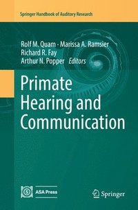 bokomslag Primate Hearing and Communication