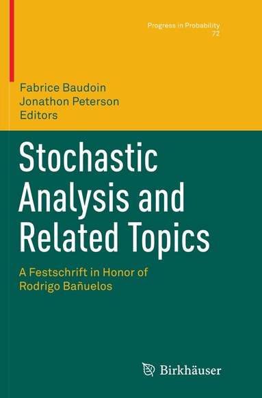 Fabrice Baudoin, Jonathon Peterson - Stochastic Analysis and Related Topics, Häftad