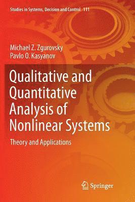 bokomslag Qualitative and Quantitative Analysis of Nonlinear Systems