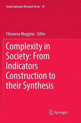 Complexity in Society: From Indicators Construction to their Synthesis 1