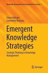 bokomslag Emergent Knowledge Strategies