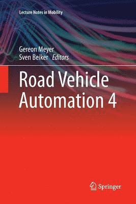 bokomslag Road Vehicle Automation 4