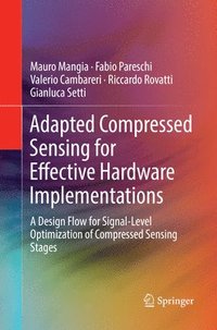 bokomslag Adapted Compressed Sensing for Effective Hardware Implementations