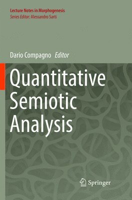 Dario Compagno - Quantitative Semiotic Analysis, Häftad